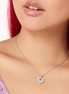 Silver Luminous Heart Pendant