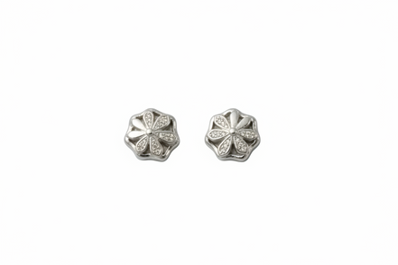 Silver Knot Pendant Set