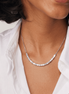 Crystal Arc Bar Necklace