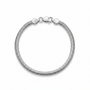 Elite Silver Flat Link Bracelet