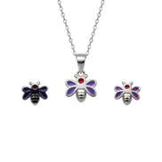 Silver Bloom Charm Necklace