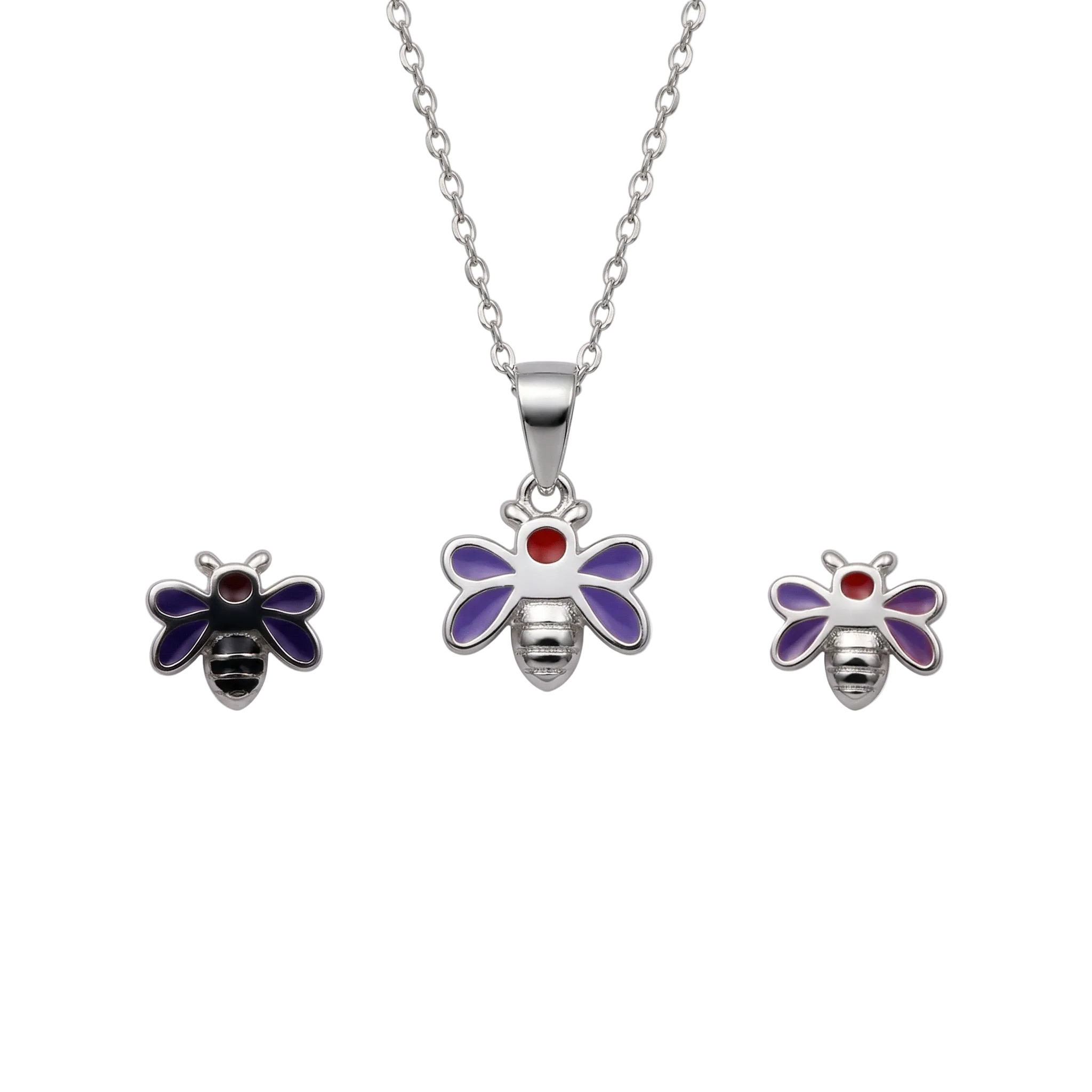 Silver Bloom Charm Necklace