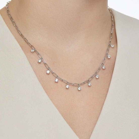 Silver Celeste Link Necklace