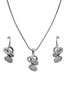 Serafina Leaf Pendant Set