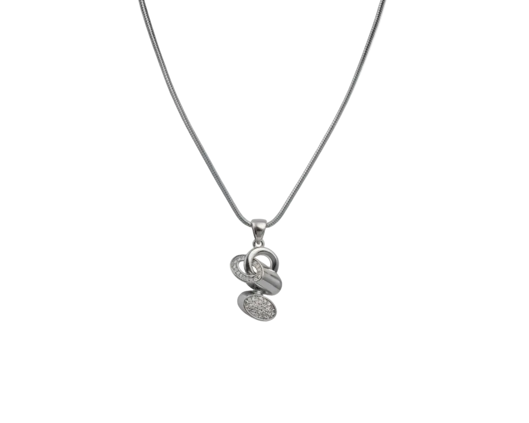 Serafina Leaf Pendant Set