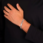 Elite Silver Flat Link Bracelet