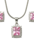 Silver Blush Radiance Pendant Set