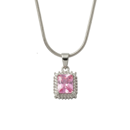 Silver Blush Radiance Pendant Set
