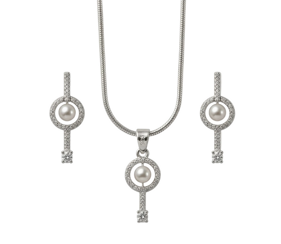 Silver Celestia Pearl Key Set