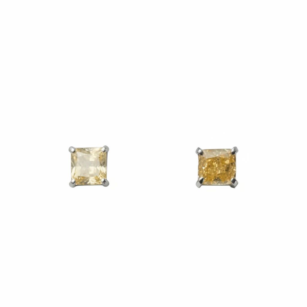 Silver Citrine Glow Pendant Set