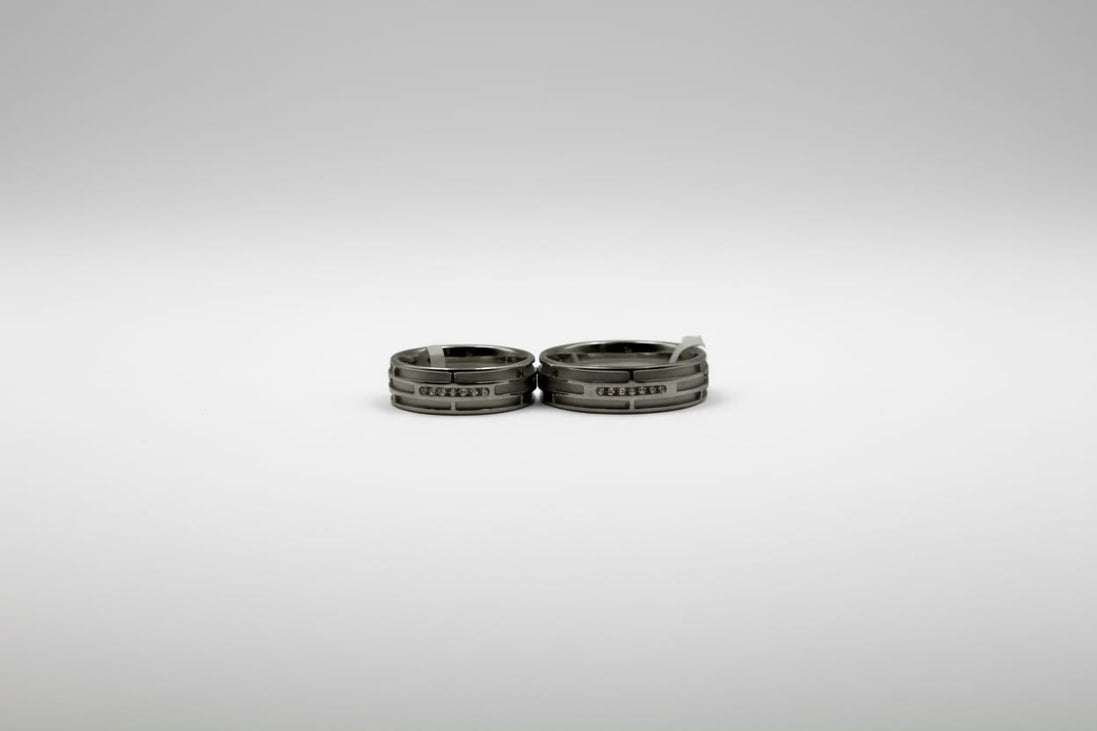Silver Axis Line Ring