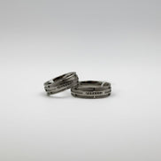 Silver Axis Line Ring