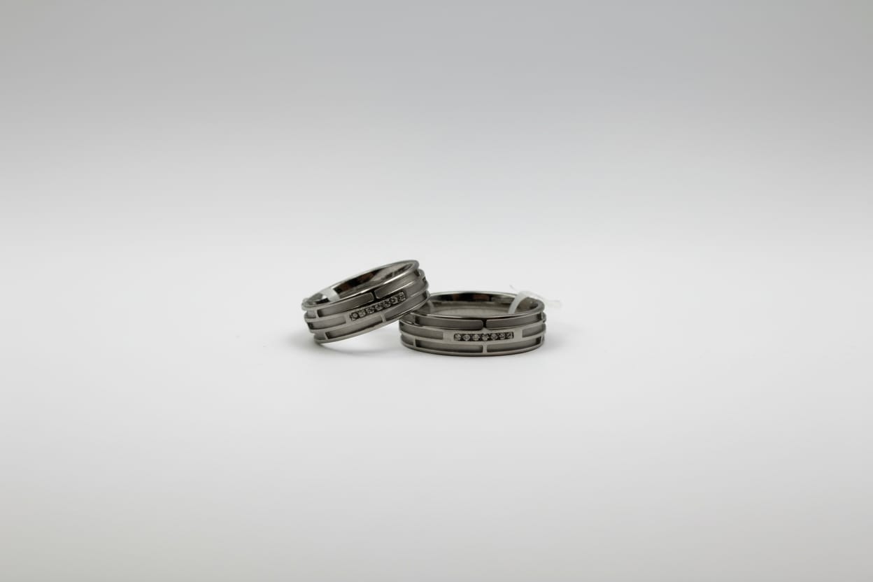 Silver Axis Line Ring