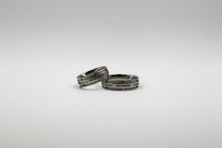Silver Axis Line Ring