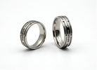 Silver Axis Line Ring
