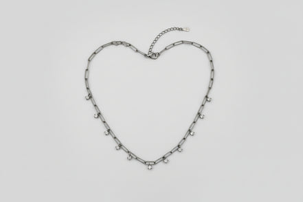 Silver Celeste Link Necklace