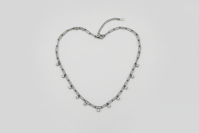 Silver Celeste Link Necklace