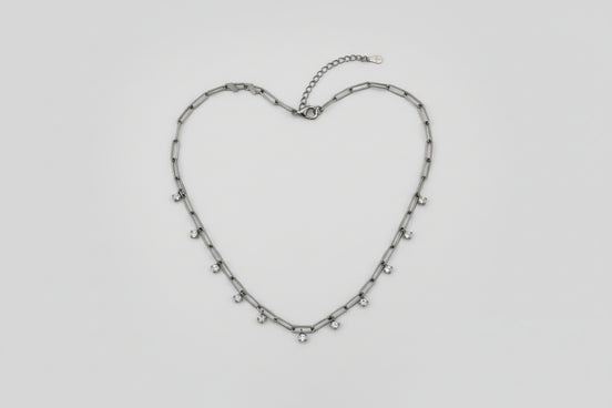 Silver Celeste Link Necklace