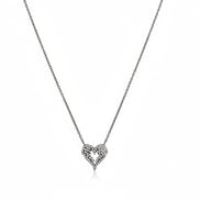 Silver Enchanted Heart Pendant