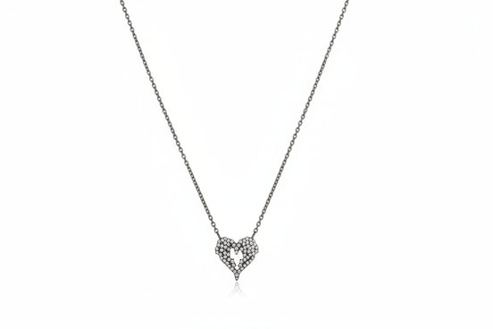 Silver Enchanted Heart Pendant