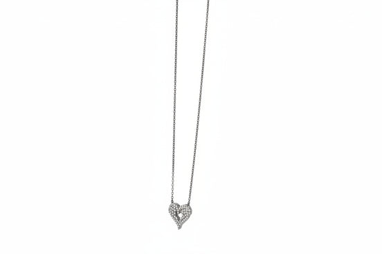 Silver Enchanted Heart Pendant