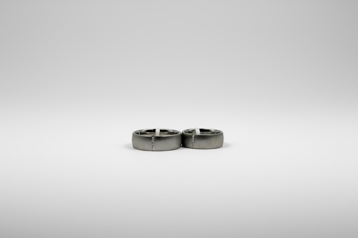 Silver Brushed Sterling Bands