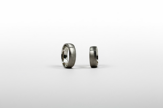 Silver Brushed Sterling Bands