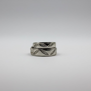 Silver Marquise Whisper Bands