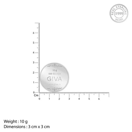 Personalised Silver 999 Khaas Sandesha Coin 10g