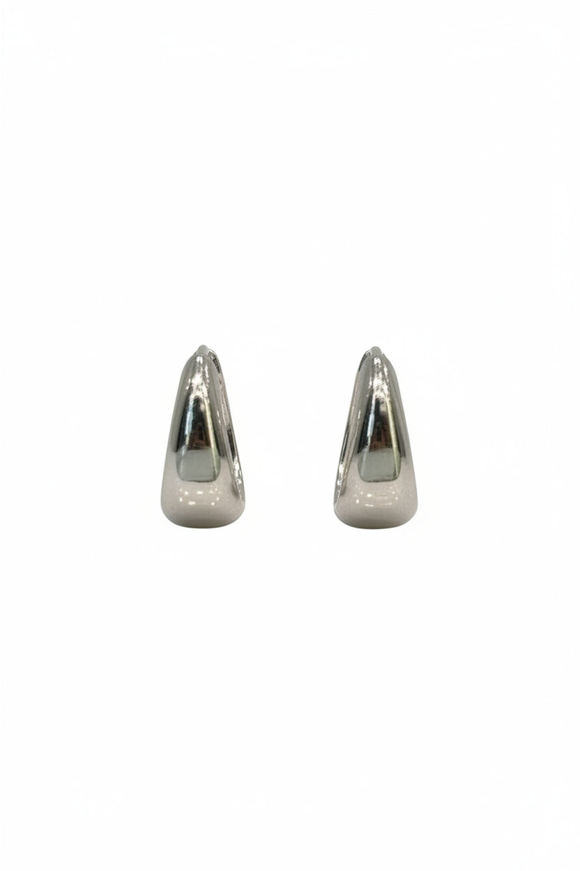 Dome Huggie Hoops