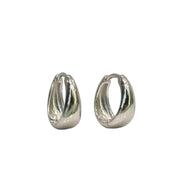 Dome Huggie Hoops