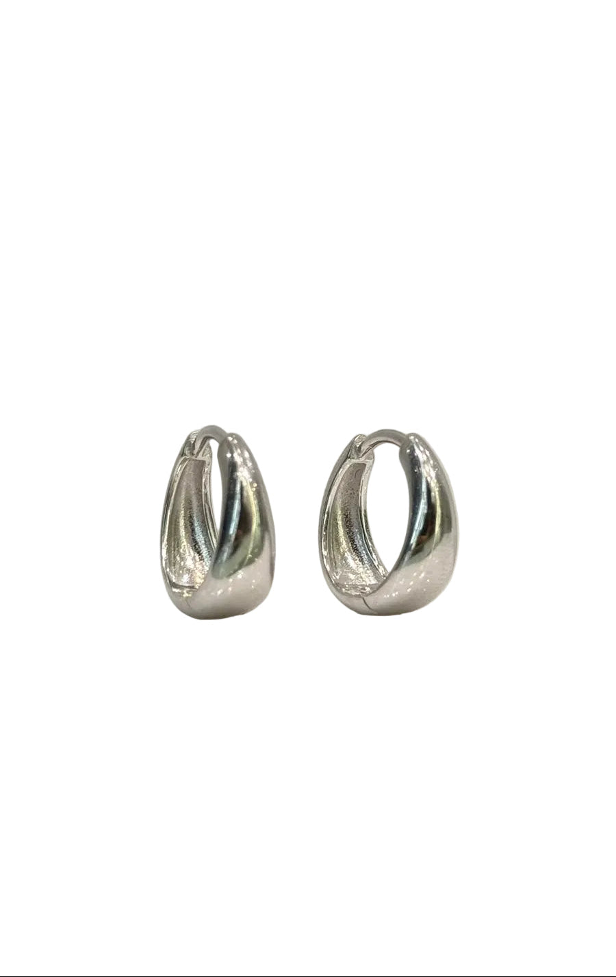 Dome Huggie Hoops