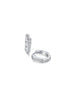 Hexa Geometric Huggie Hoop Earrings – 925 Sterling Silver