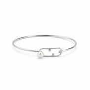 Pearl Grace Open Cuff Bracelet