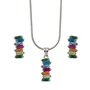 Silver Prism Cascade Set