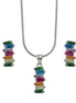 Silver Prism Cascade Set