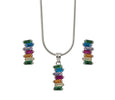 Silver Prism Cascade Set