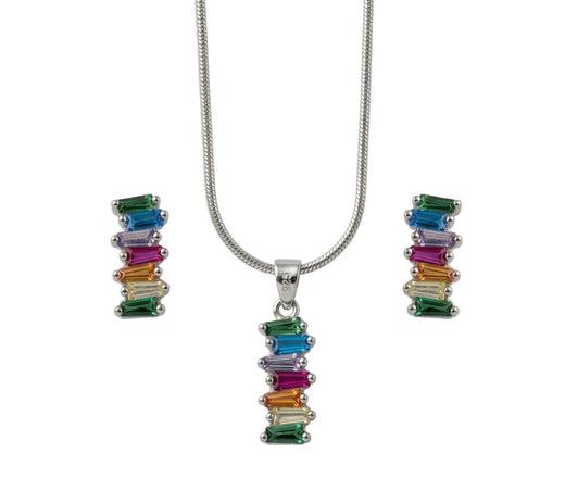 Silver Prism Cascade Set