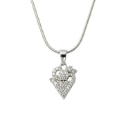 Flutter Heart Pendant Set