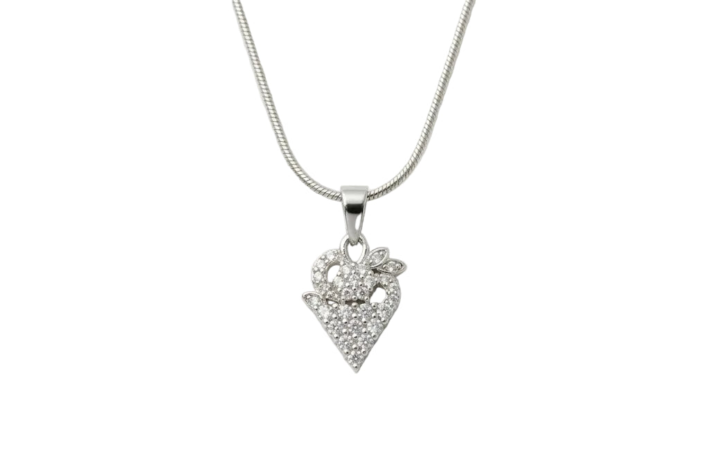 Flutter Heart Pendant Set