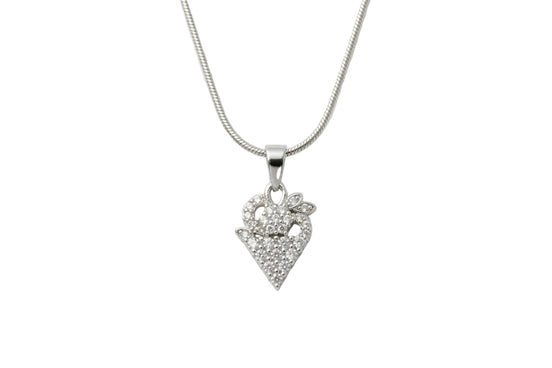 Flutter Heart Pendant Set