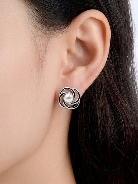 Celeste Freshwater Pearl Stud Earrings
