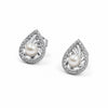 Pearl Teardrop Stud Earrings