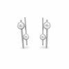 Nova Pearl Linear Earrings
