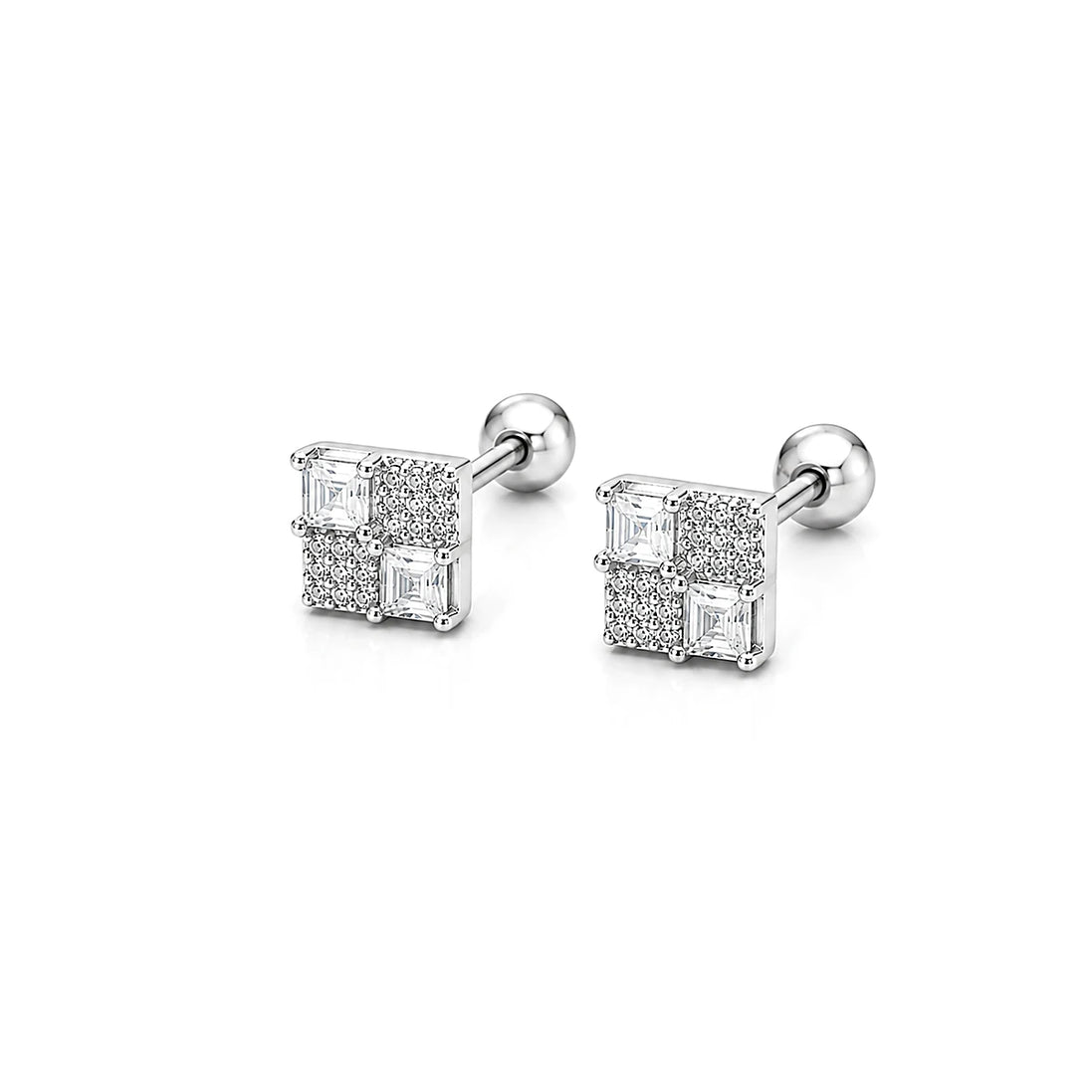 Aurora Mosaic Screw Back Studs