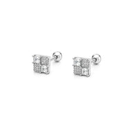 Aurora Mosaic Screw Back Studs