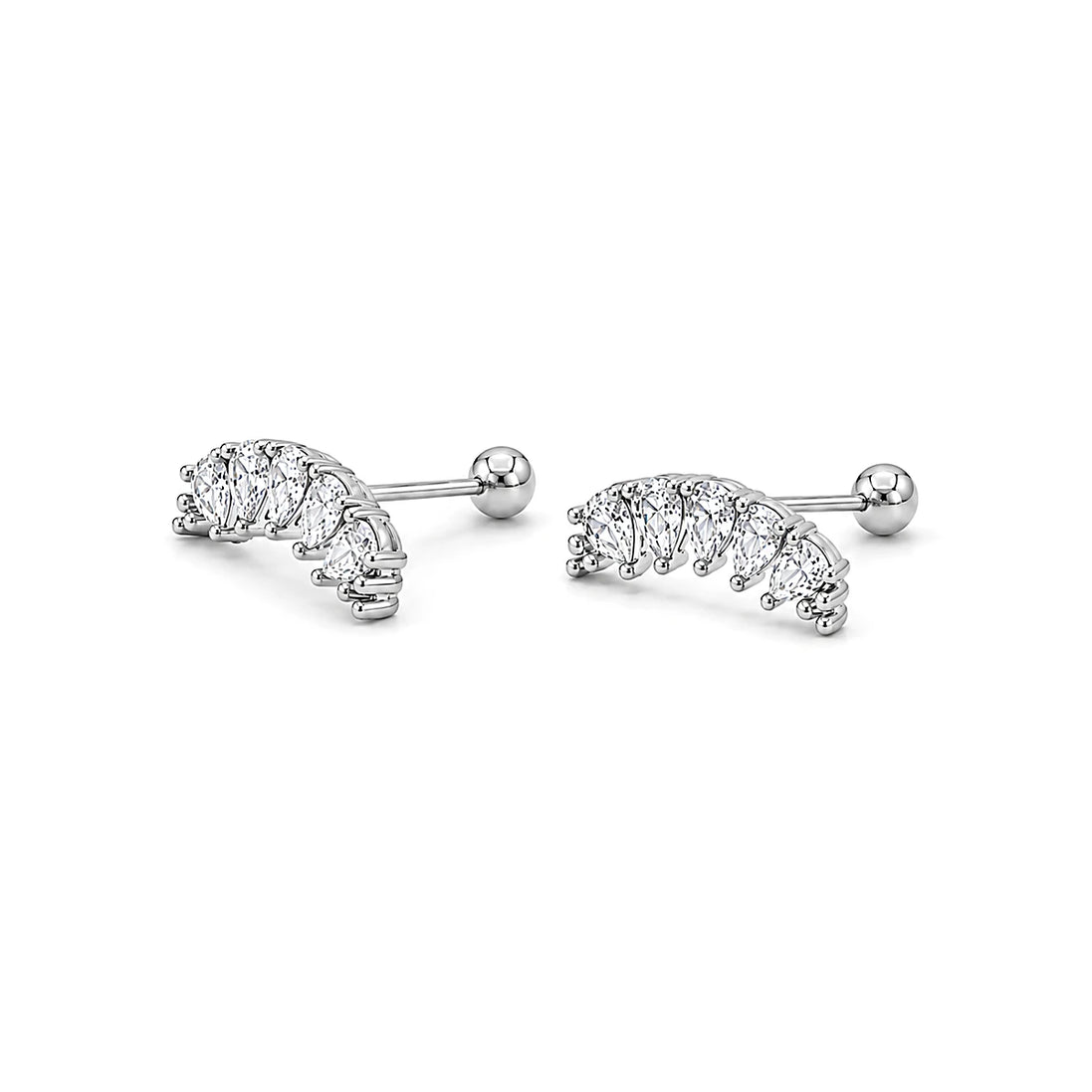 Celeste Cascade Ear Climbers