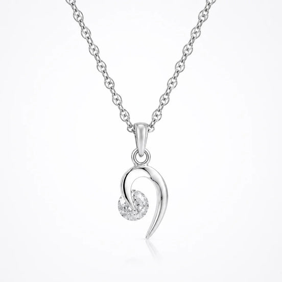 Curl Pendant Necklace