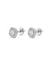 Auréa Heart Halo Stud Earrings