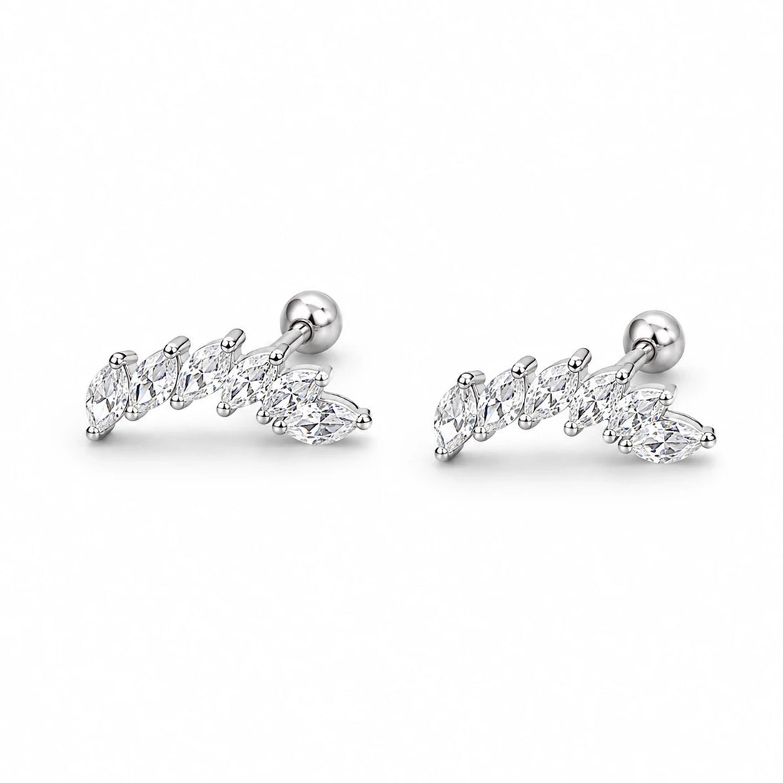 Laurel Spark Ear Climber Earrings